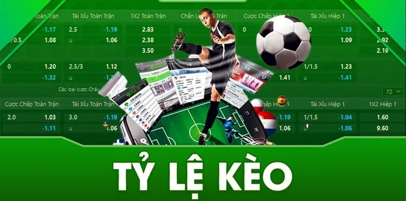 Tỷ lệ kèo nhà cái trực tuyến là công cụ quan trọng trong cá cược bóng đá